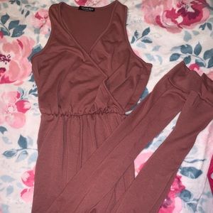 Fashion Nova Mauve Jumpsuit